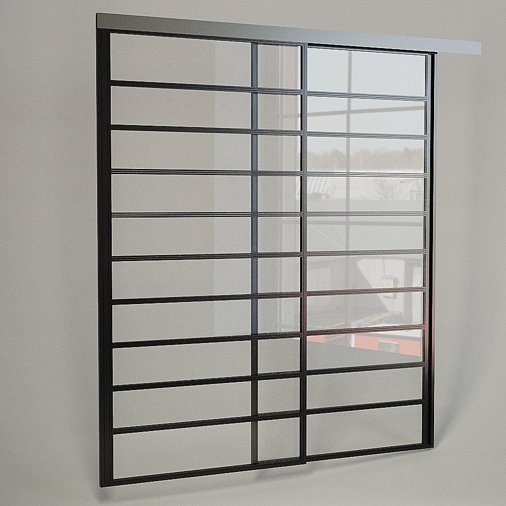 Cascade sliding steel doors — CS three panel system spanning up to 6000mm