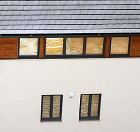 Contemporary style storm-proof casement windows